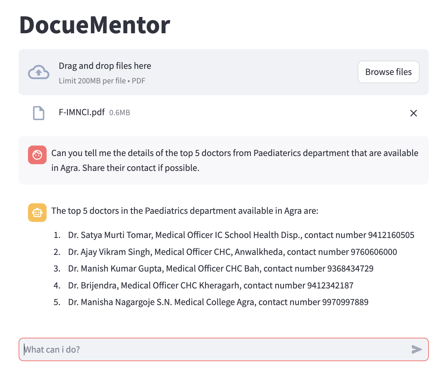 Documentor a RAG Application